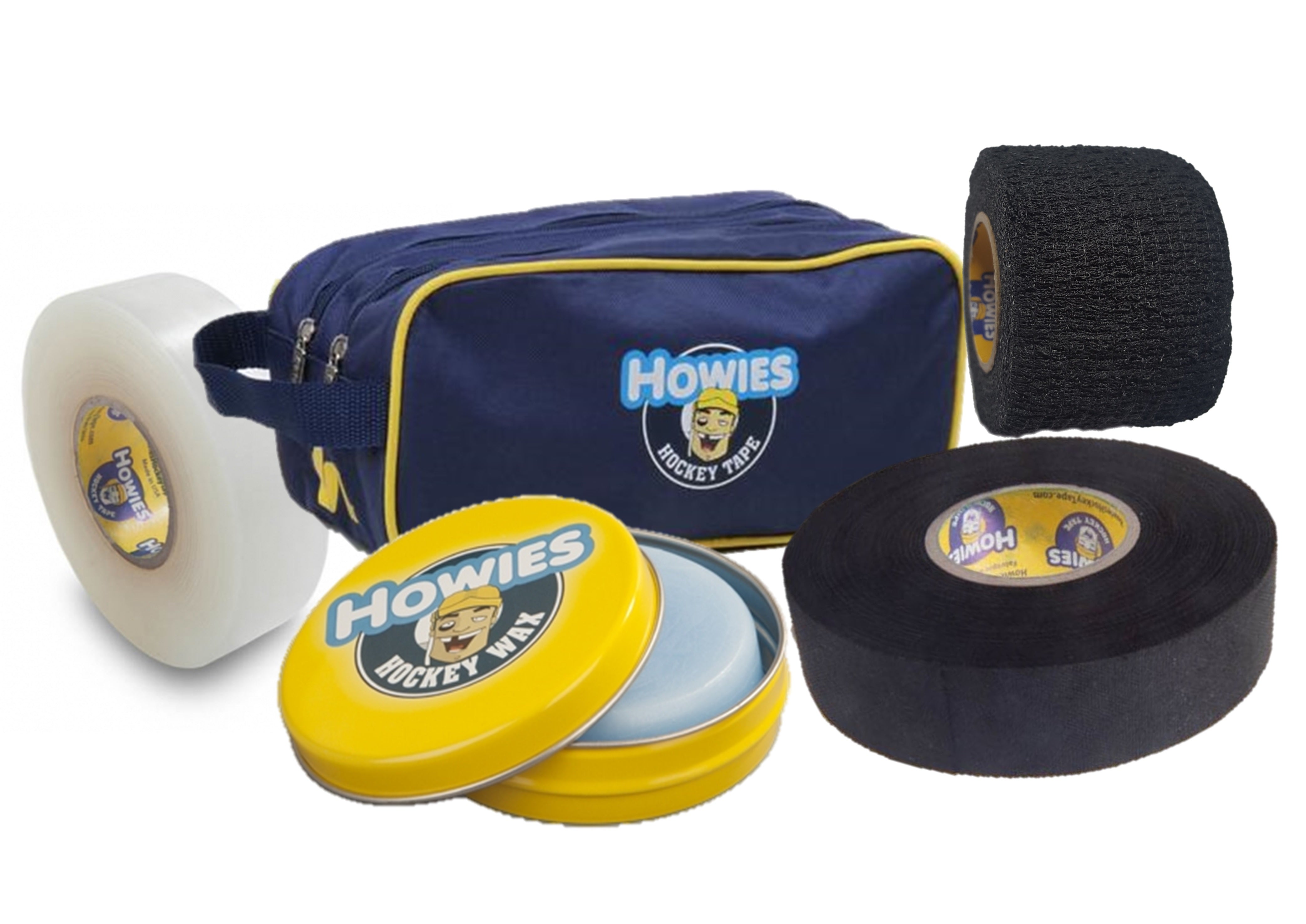Howies Hockey SET, Tasche, Tape, Griptape und Stutzentape schwarz